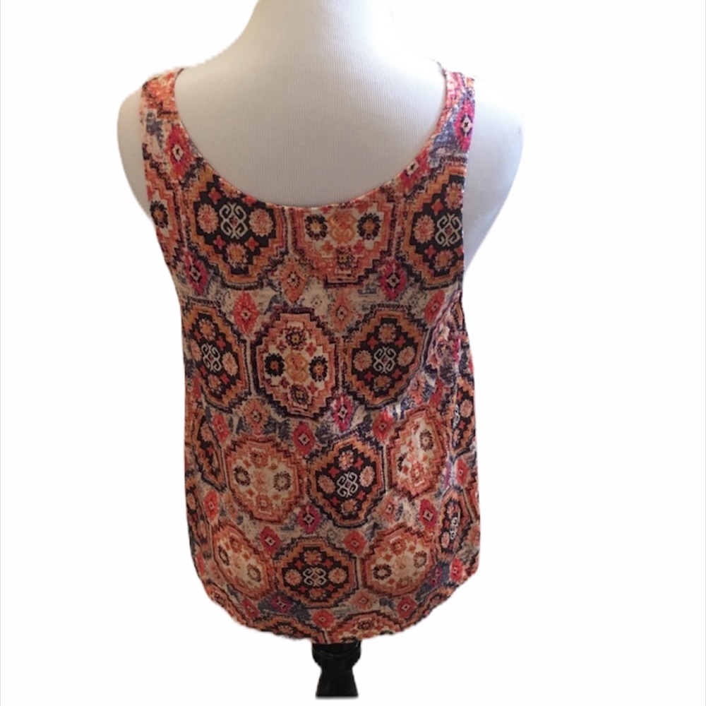 Eyeshadow multi medallion /crochet blouse - S - Picture 11 of 11